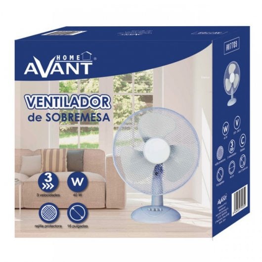 Ventilatore da tavolo Avant 40W Bianco