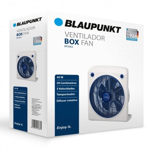 Ventilatore Blaupunkt Box 45W Bianco/Blu