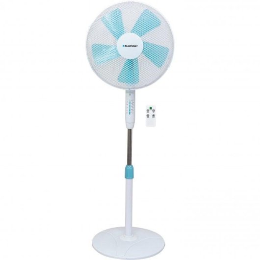 Blaupunkt Ventilateur sur pied avec commande 45 W Blanc