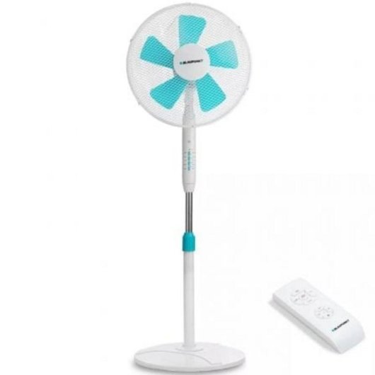 Blaupunkt Ventilateur sur pied avec commande 45 W Blanc