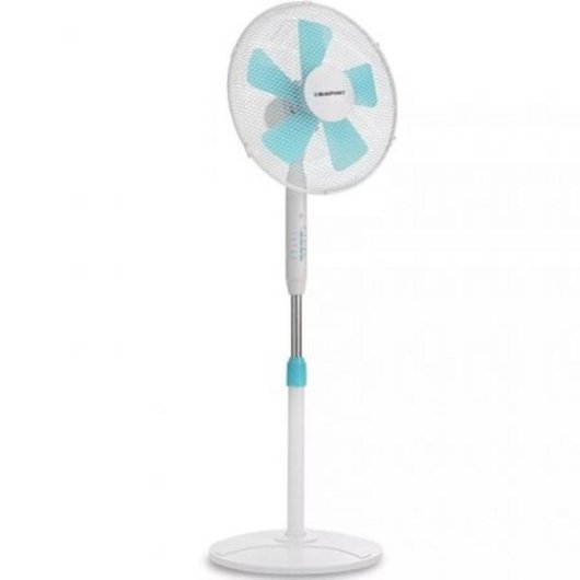 Blaupunkt Ventilateur sur pied avec commande 45 W Blanc
