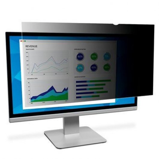 3M Filtro Privacidad Negro para Monitor 22" 16:10