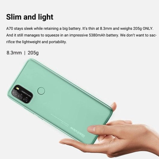 Blackview A70 4G 3GB 32GB 6.52" Negro