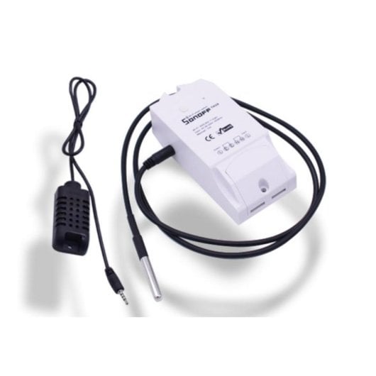 Sonoff TH10 Interruptor WiFi con Monitor de Temperatura y Humedad Blanco
