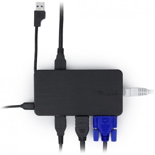 Targus Adaptador Multi-Pantalla USB a HDMI/ VGA/ Ethernet