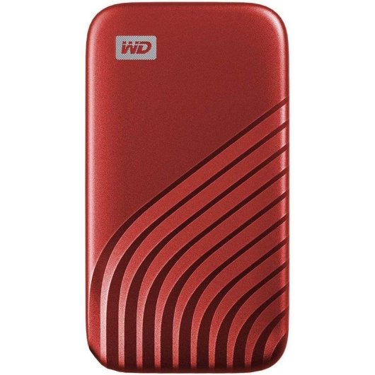 Festplatte Sandisk My Passport SSD 2TB USB-C 1050MB/s Rot
