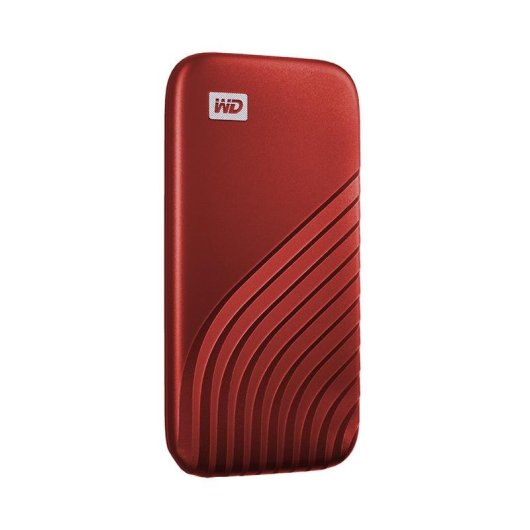 Festplatte Sandisk My Passport SSD 2TB USB-C 1050MB/s Rot