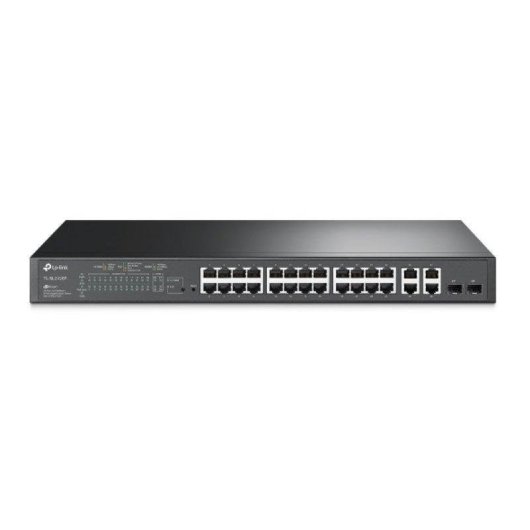 TP-Link JetStream TL-SL2428P Switch Gestionado L2 Fast Ethernet 10/100 PoE 1U Negro