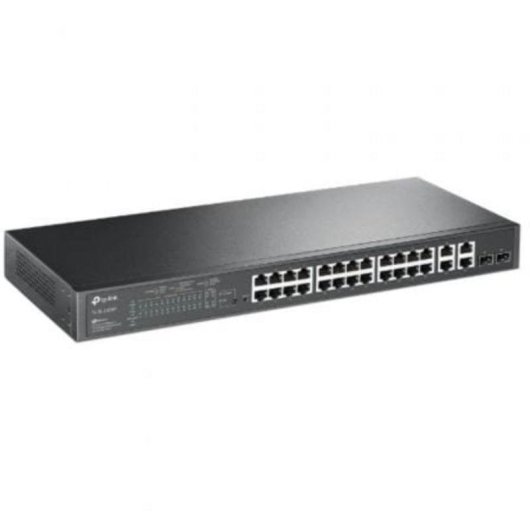 TP-Link JetStream TL-SL2428P Switch Gestionado L2 Fast Ethernet 10/100 PoE 1U Negro