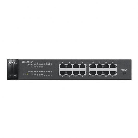 Zyxel ES1100-16P Switch 16 Puertos Fast Ethernet PoE