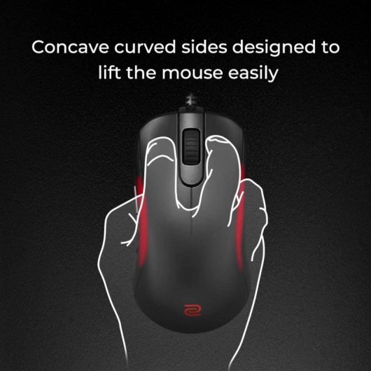 BenQ Zowie S1 Ratón Gaming Tamaño Mediano 3200 DPI Negro