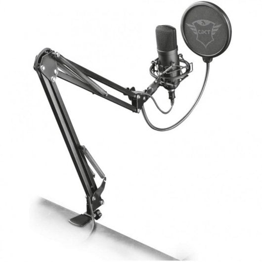 Trust Gaming GXT 252 Emita Plus Micrófono Profesional para Streaming Negro