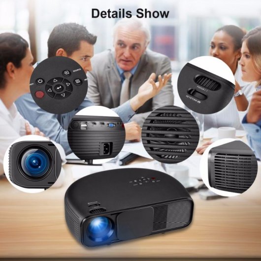 Imagson Proyector Portátil ANSI LCD FullHD 3200 Lúmenes