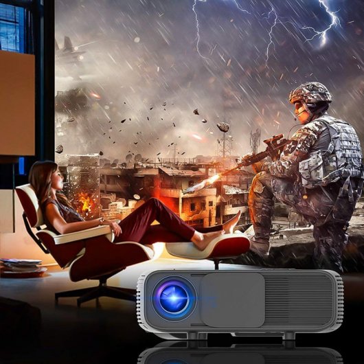 Imagson Proyector Portátil ANSI LCD FullHD 3200 Lúmenes