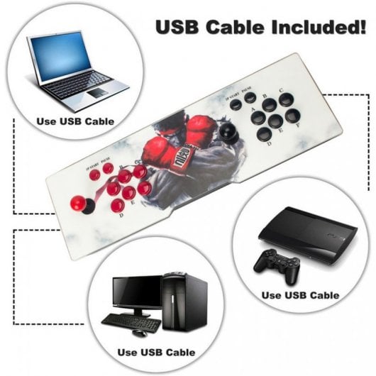UnicView Pandoras Box X Plus Arcade con 4260 Juegos