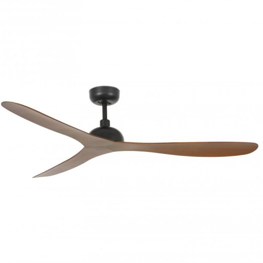 Ventilateur de plafond Faro Gotland avec télécommande 30 W Noir/Bois