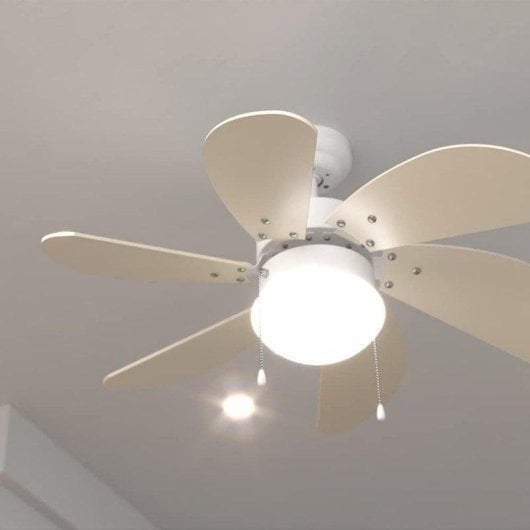 Ventilatore da soffitto Cecotec EnergySilence Aero 3600 Vision SunLight 50W luce 6 pale reversibili