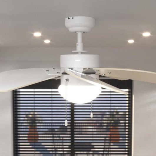 Ventilatore da soffitto Cecotec EnergySilence Aero 3600 Vision SunLight 50W luce 6 pale reversibili