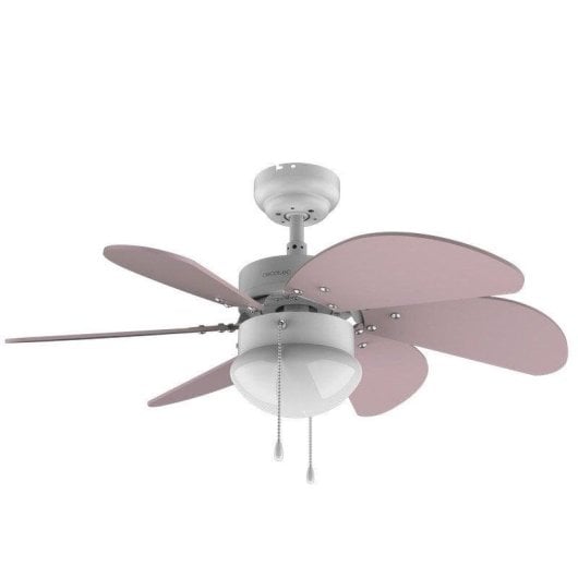 Ventilatore da soffitto Cecotec EnergySilence Aero 3600 Vision Purple 50W 6 pale luce