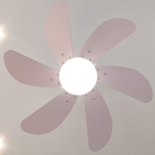 Ventilatore da soffitto Cecotec EnergySilence Aero 3600 Vision Purple 50W 6 pale luce