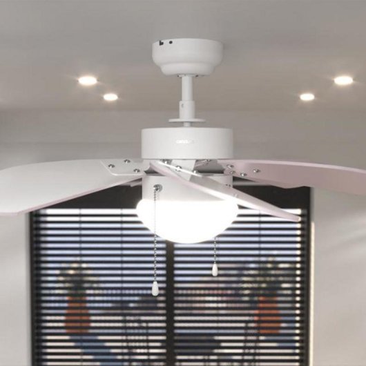 Ventilatore da soffitto Cecotec EnergySilence Aero 3600 Vision Purple 50W 6 pale luce