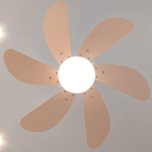 Ventilatore da soffitto Cecotec EnergySilence Aero 3600 Vision Orange 50W 6 pale reversibili luce integrata