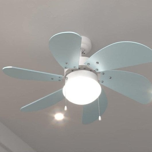 Ventilatore a soffitto Cecotec EnergySilence Aero 3600 Vision Sky 50W luce 6 pale reversibili