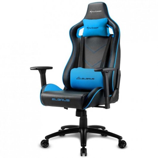 Sharkoon Elbrus 2 Silla Gaming Negro/Azul