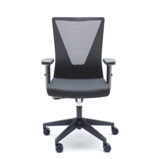 Chaise de bureau noire Euromof Tirana