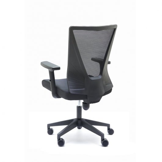 Chaise de bureau noire Euromof Tirana