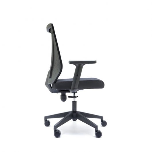 Chaise de bureau noire Euromof Tirana
