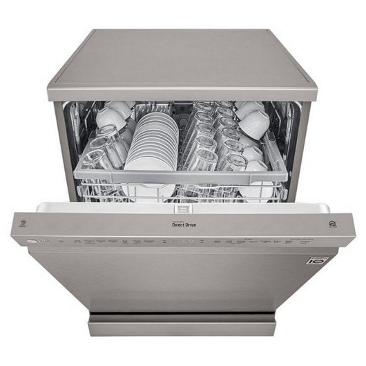 LG DF222FPS Lavavajillas Capacidad 14 Cubiertos E Acero Inoxidable