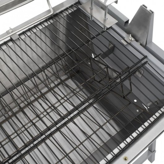 VidaXL Barbacoa Eléctrica con Asador Acero Inoxidable