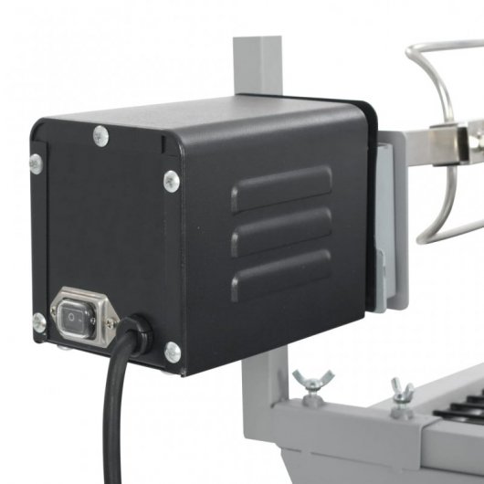 VidaXL Barbacoa Eléctrica con Asador Acero Inoxidable