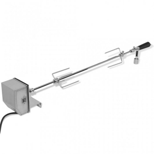 VidaXL Espetón Eléctrico para Asados 900mm 4W