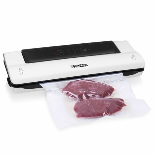 Princess 492960 Máquina de Embalar a Vácuo 110W Branco