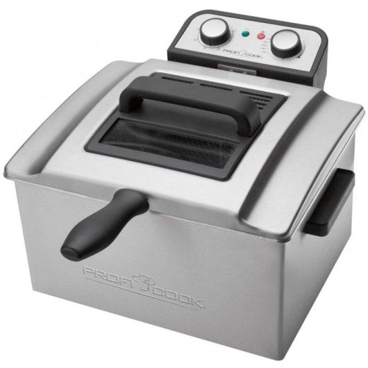 Friteuse ProfiCook PC-FR 1038 Double Compartiment 5L 3000W Fenêtre Inox