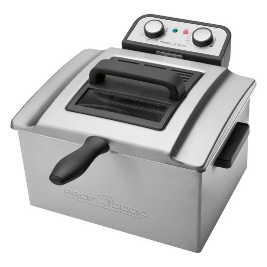 Friteuse ProfiCook PC-FR 1038 Double Compartiment 5L 3000W Fenêtre Inox