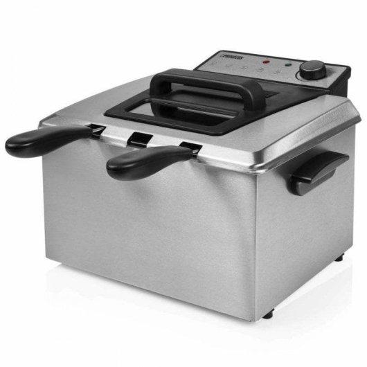 Friggitrice Princess 185000 5L 3270W con Zona Fredda e 3 Cestelli
