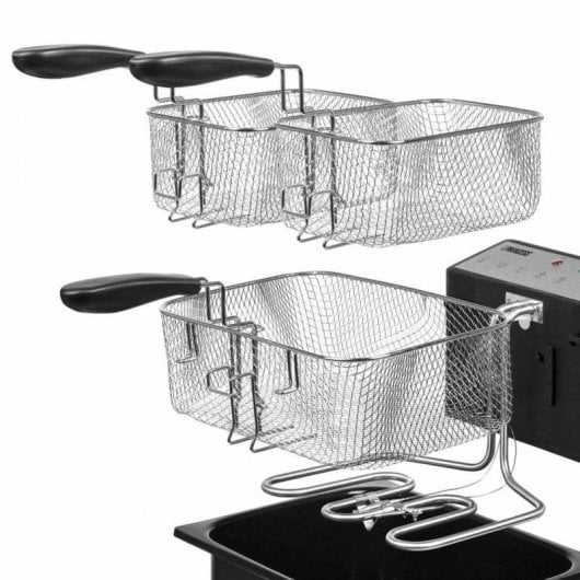 Fritadeira Princess 185000 5L 3270W com Zona Fria e 3 Cestos