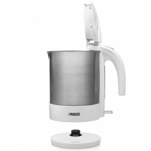 Princess 236038 Wasserkocher 1,7 l 2200 W Edelstahl, Weiß