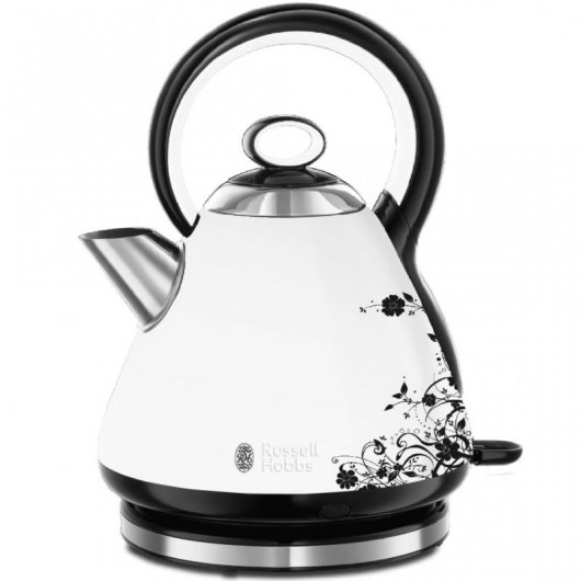 Russell Hobbs Legacy Floral Hervidor de Agua 1.7L 2400W Blanco