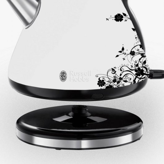 Russell Hobbs Legacy Floral Hervidor de Agua 1.7L 2400W Blanco