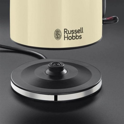 Russell Hobbs Colours Plus Klassischer Wasserkocher, 1,7 l, 2400 W, Creme