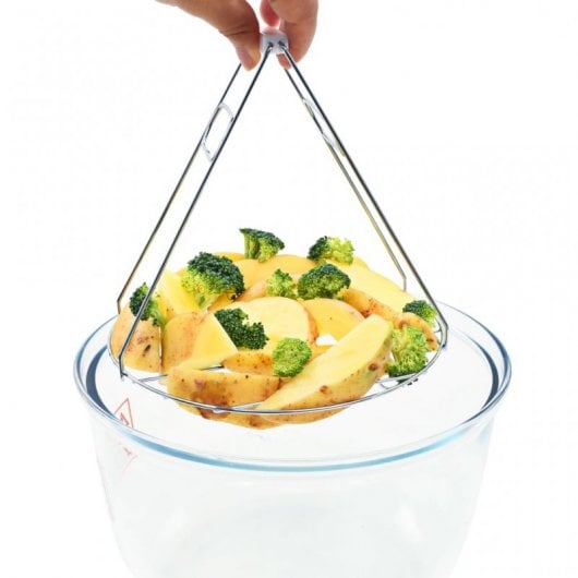 VidaXL Horno de Convección Halógeno 10L 800W Cristal