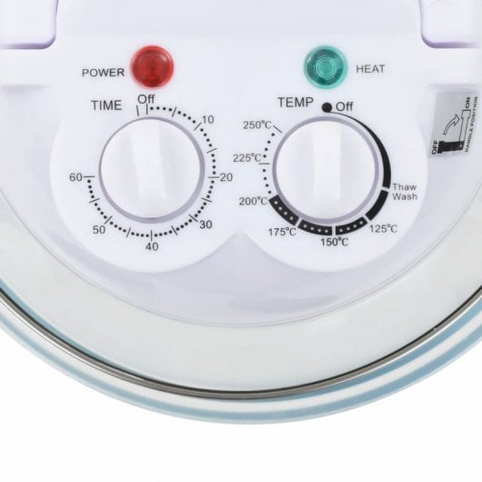 VidaXL Horno de Convección Halógeno 10L 800W Cristal