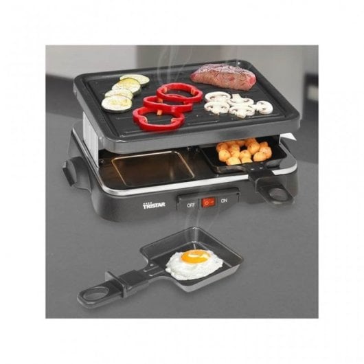 Tristar RA-2949 Plancha Raclette 4 Personas 5000W Negra