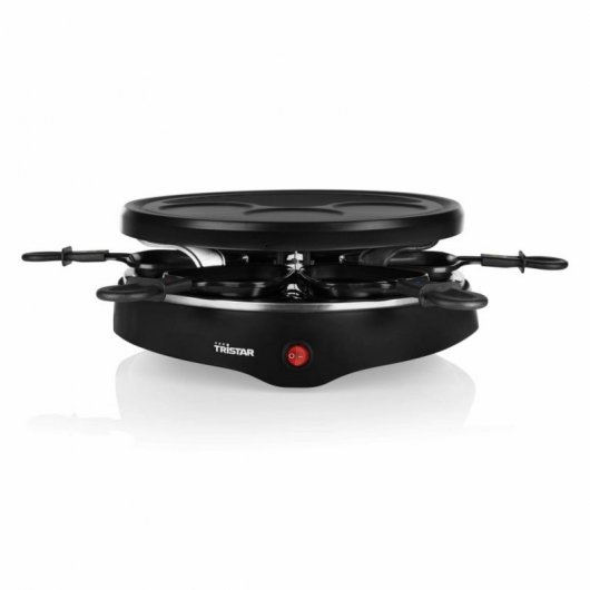 Tristar RA-2998 Plancha Raclette 6 Personas 800W Negra