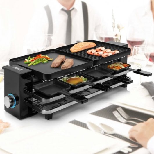 Princess Piano Black 8 162925 Parrilla de Raclette 1200W Negra