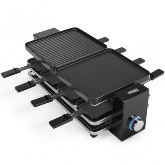 Princess Piano Black 8 162925 Parrilla de Raclette 1200W Negra